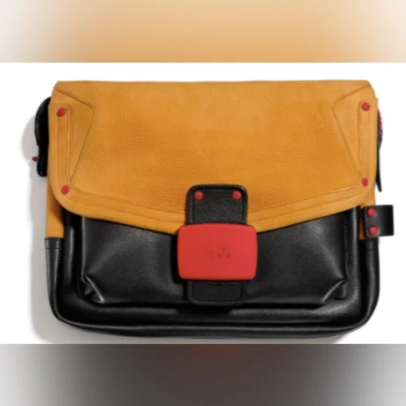 Coach Stuart Vevers Debut June 2014 Workwear Rhyder Flap Clutch Style 33920 - Picture 15 of 16